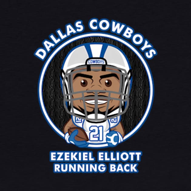 Ezekiel Elliott by Ro Go Dan